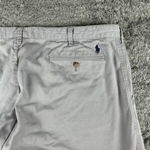 Polo Ralph Lauren Classic Fit Shorts Mens 44x10 Grey Chino Twill Cotton Casual